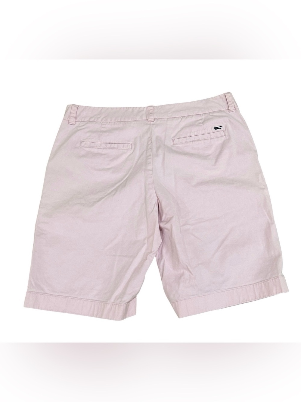 Vineyard Vines Pale Pink Flat Front cotton blend Chino Shorts size 8